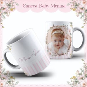 Arte Caneca Baby Menina