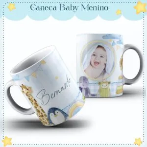 Arte Caneca Baby Menino 33 Arte Caneca Baby Menino
