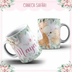 Arte Caneca Baby Safari 5 Arte Caneca Baby Safari