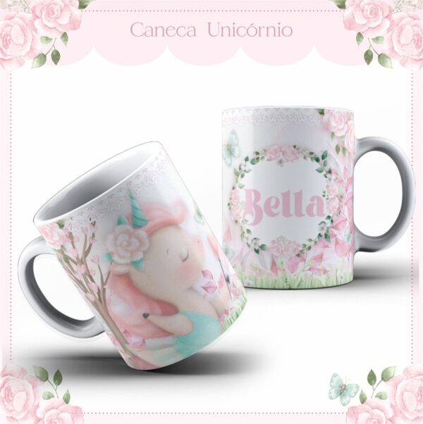 Arte Caneca Baby Unicórnio