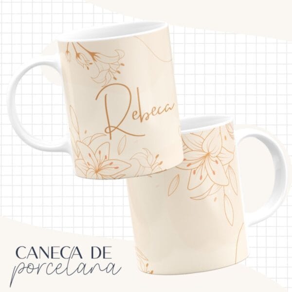 Arte Caneca Bege