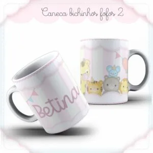 Arte Caneca Bichinhos Fofos 1- Arquivo Digital 20 Arte Caneca Bichinhos Fofos 1- Arquivo Digital