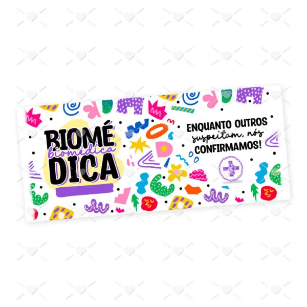 Arte Caneca Biomédico(a) Biomedicina Profissões Coloridas