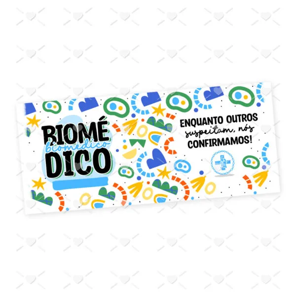 Arte Caneca Biomédico(a) Biomedicina Profissões Coloridas