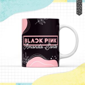 Arte Caneca Black Pink