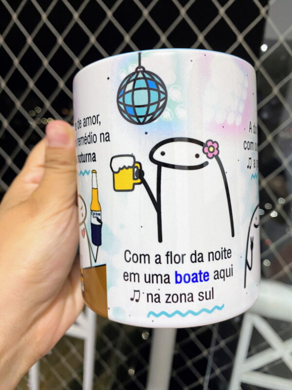 Arte Caneca Boate Azul