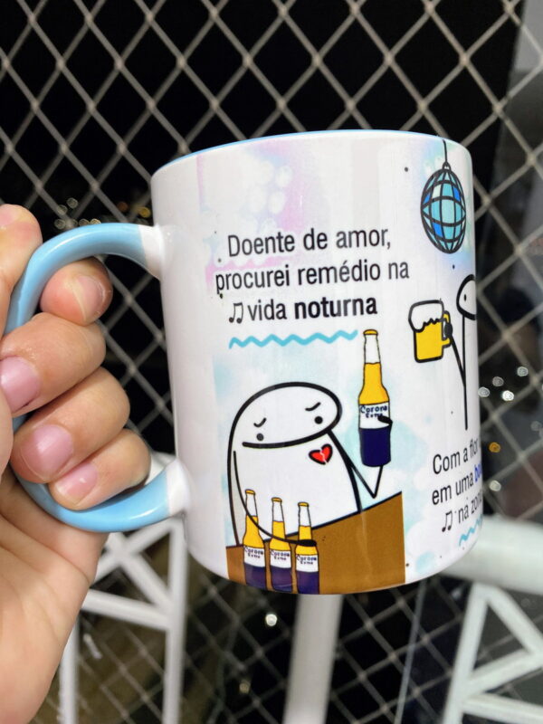 Arte Caneca Boate Azul