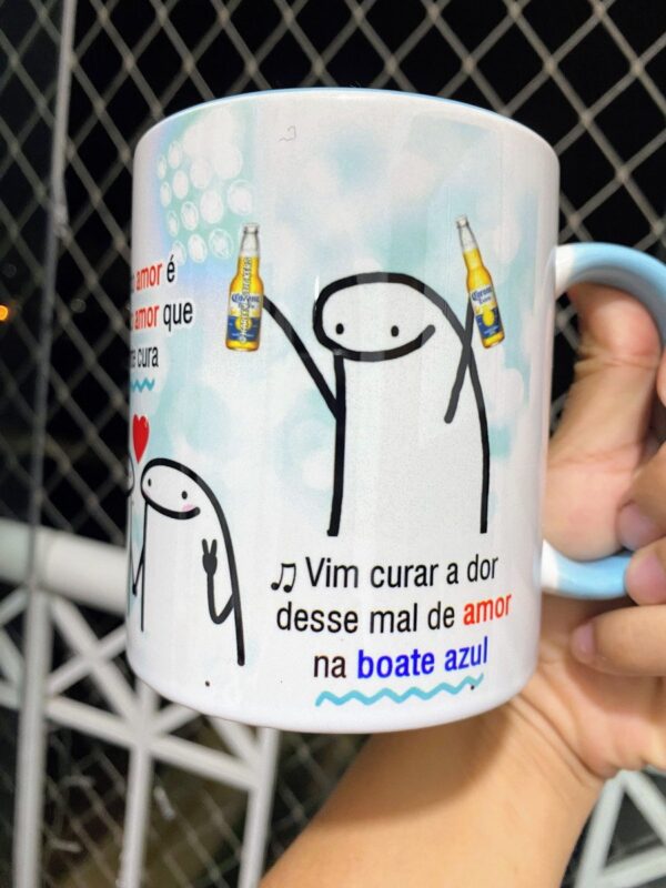 Arte Caneca Boate Azul