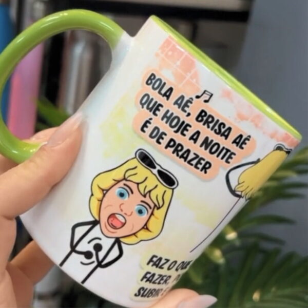 Arte Caneca Bola Aê Brisa Aê Que Hoje a Noite É de Prazer