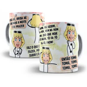 Arte Caneca Bola Aê Brisa Aê Que Hoje a Noite É de Prazer