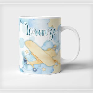 Arte Caneca Brinquedos Aquarelados