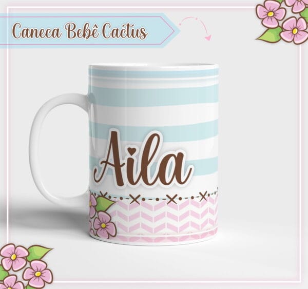 Arte Caneca Cactus