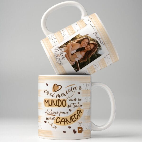 Arte Caneca Cafe Aniversario 2