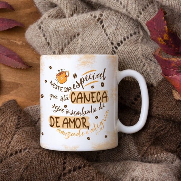 Arte Caneca Cafe Aniversario 3