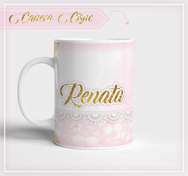 Arte Caneca Cisne
