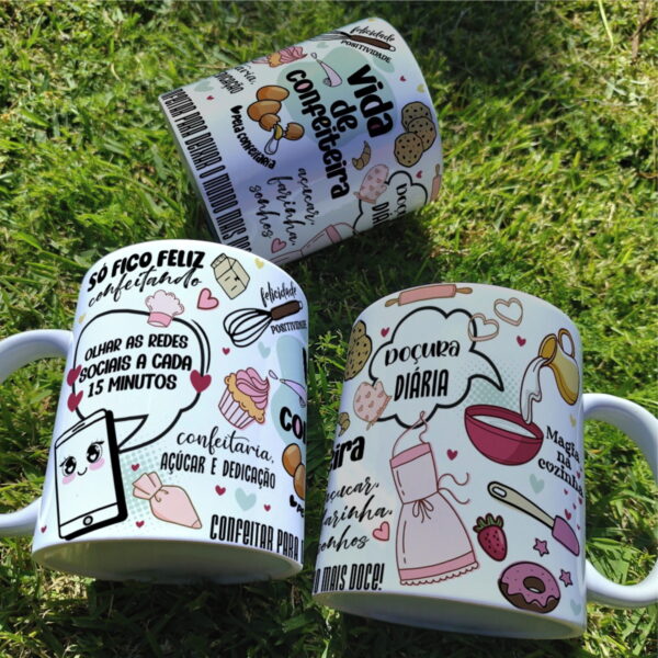 Arte Caneca Confeiteira Png 2