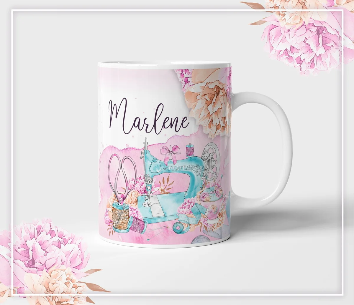 Arte Caneca Costureira 1 Arte Caneca Costureira