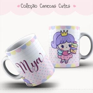 Arte Caneca Cute 10 - Arquivo Digital