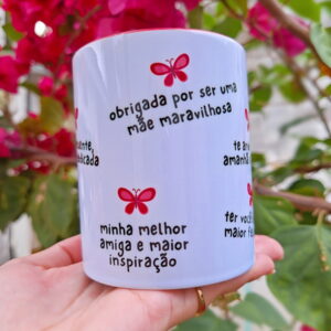Arte Caneca Declaração Mãe - Png