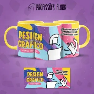 Arte Caneca Design Gráfico Profissões Flork Arquivo Jpg 7 Arte Caneca Design Gráfico Profissões Flork Arquivo Jpg
