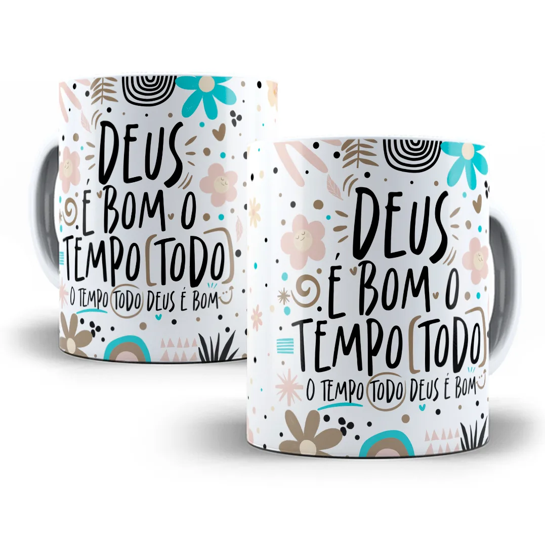 Arte digital com flores e frase manuscrita em fundo branco.