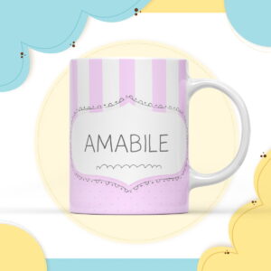 Arte Caneca Digital Neutro Lilás