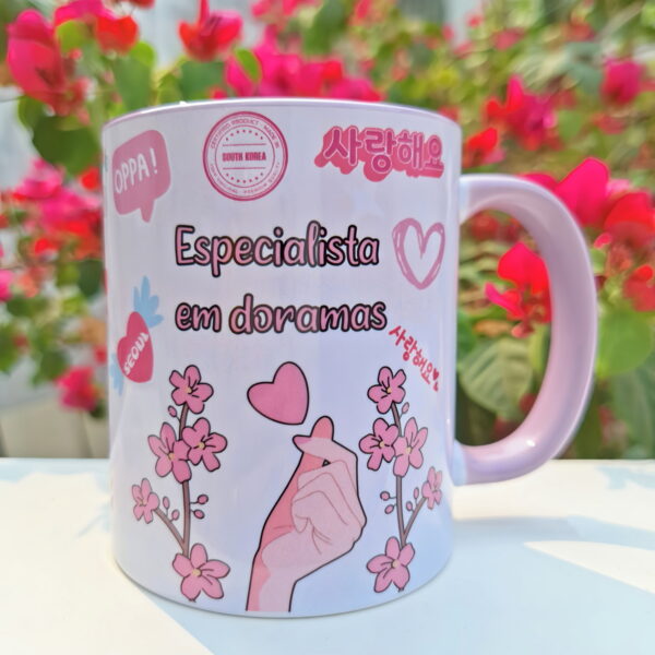 Arte Caneca Dorameira De Carteirinha