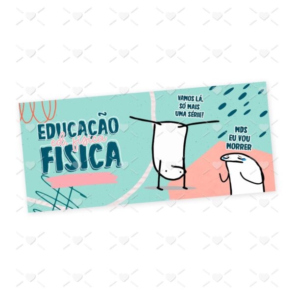 Arte Caneca Educação Física Profissões Flork Arquivo Jpg
