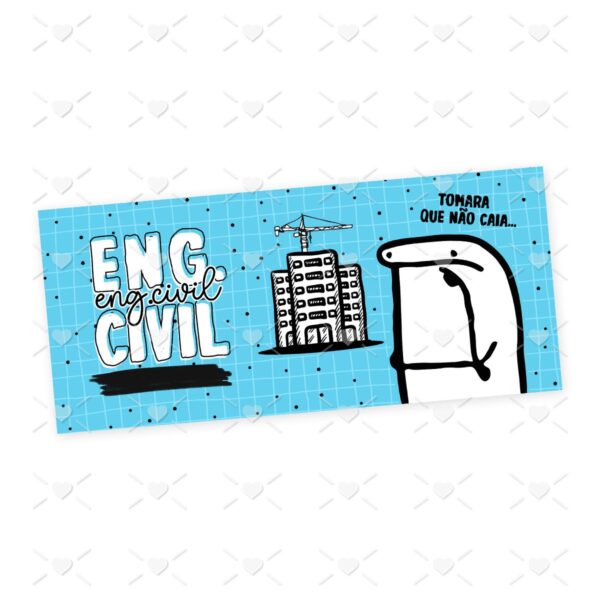 Arte Caneca Engenharia Civil Profissões Flork Arquivo Jpg