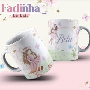 Arte Caneca Fadinhas