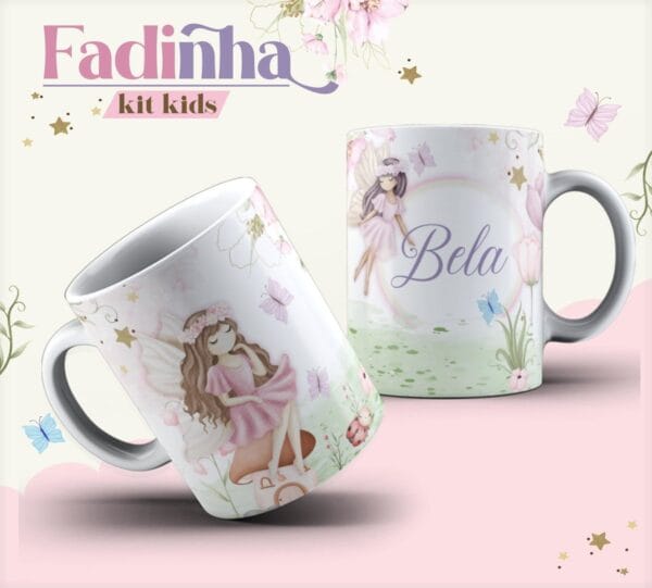 Arte Caneca Fadinhas