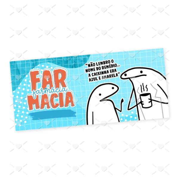 Arte Caneca Farmácia Profissões Flork em Jpg