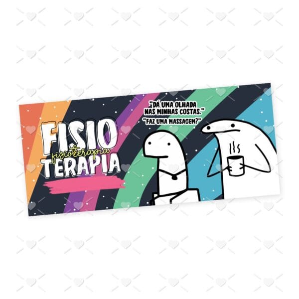 Arte Caneca Fisioterapia Profissões Flork Arquivo Jpg