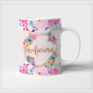 Arte Caneca Floral Rosa - Arquivo Digital 31 Arte Caneca Floral Rosa - Arquivo Digital