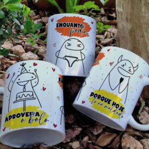 Arte Caneca Flork Aniversário Png e Corel