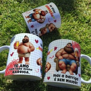 Arte Caneca Homem Engraçada