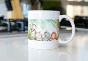 Arte Caneca Infantil Safari