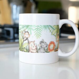 Arte Caneca Infantil Safari