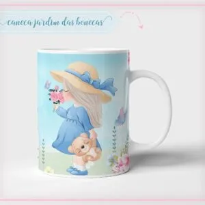 Arte Caneca Jardim Bonecas 21 Arte Caneca Jardim Bonecas