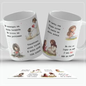 Arte Caneca Lindo Momento