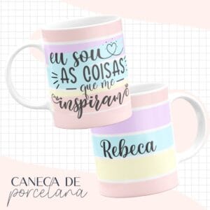 Arte Caneca Listrado