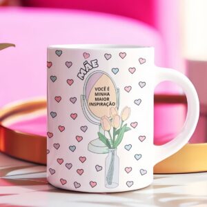 Arte Caneca Mãe Você É Minha Maior Inspiração - Png