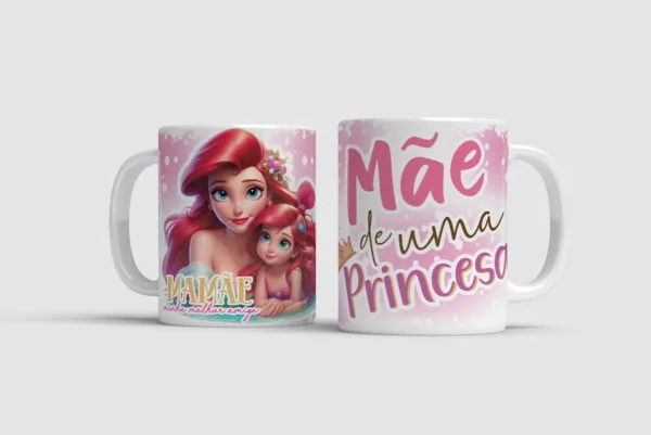 Arte Caneca Maes Princesas Png 2