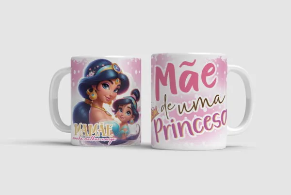 Arte Caneca Maes Princesas Png 3