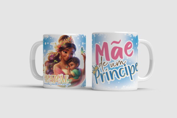 Arte Caneca Maes Princesas Png 4