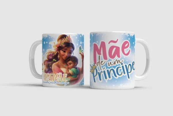 Arte Caneca Maes Princesas Png 4