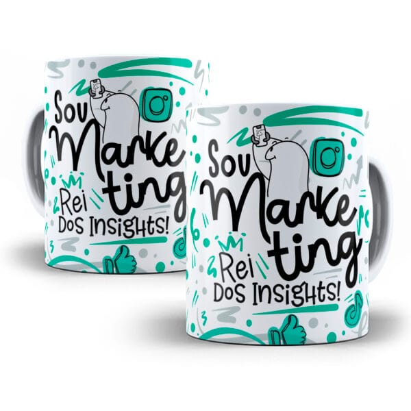 Arte Caneca Marketing Flork Profissões Sublimação Png