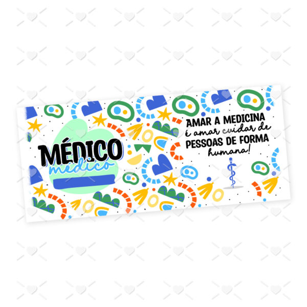 Arte Caneca Médico(a) Medicina Profissões Coloridas