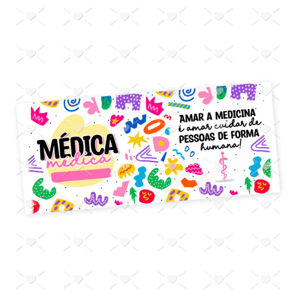 Arte Caneca Médico(a) Medicina Profissões Coloridas