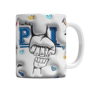 Arte Caneca Melhor Pai Png